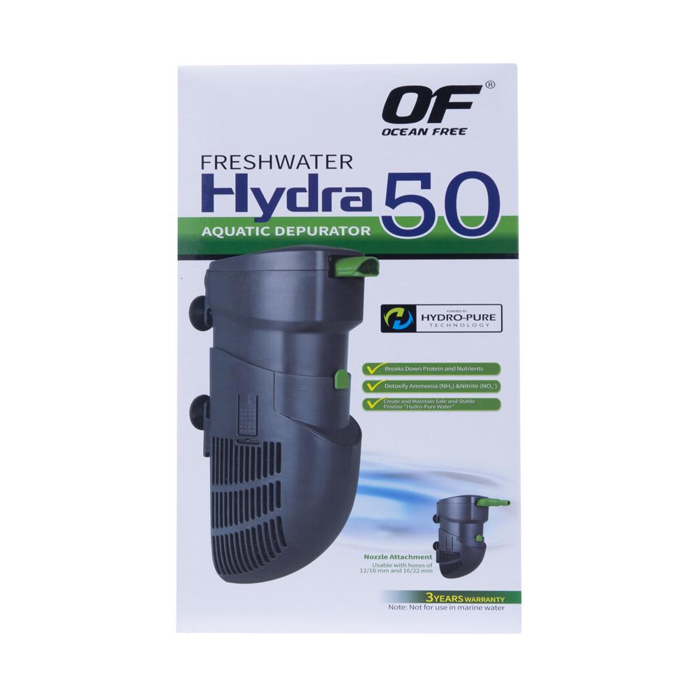 Hydra 50 Internal Filter Pump Ocean Free - Color: Black
