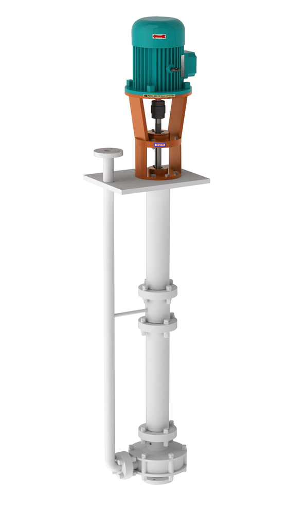 Industrial pp vertical submerged pumps