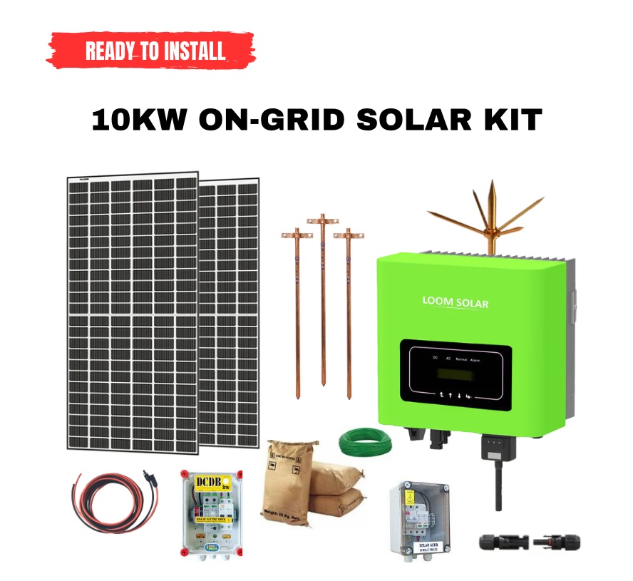 10 KWp On-grid solar plant