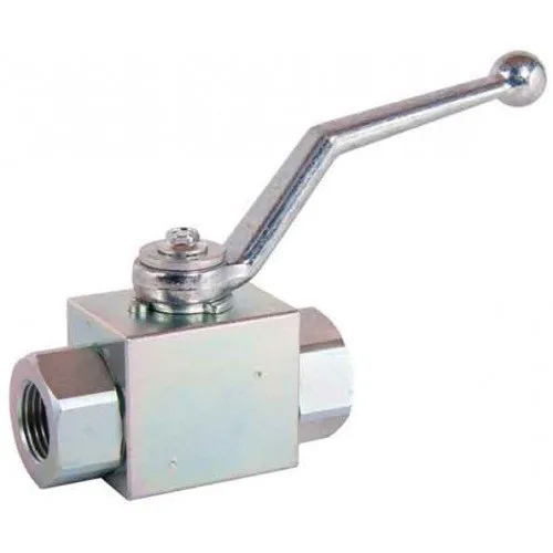 High Pressure Ball Valve - Color: Silver