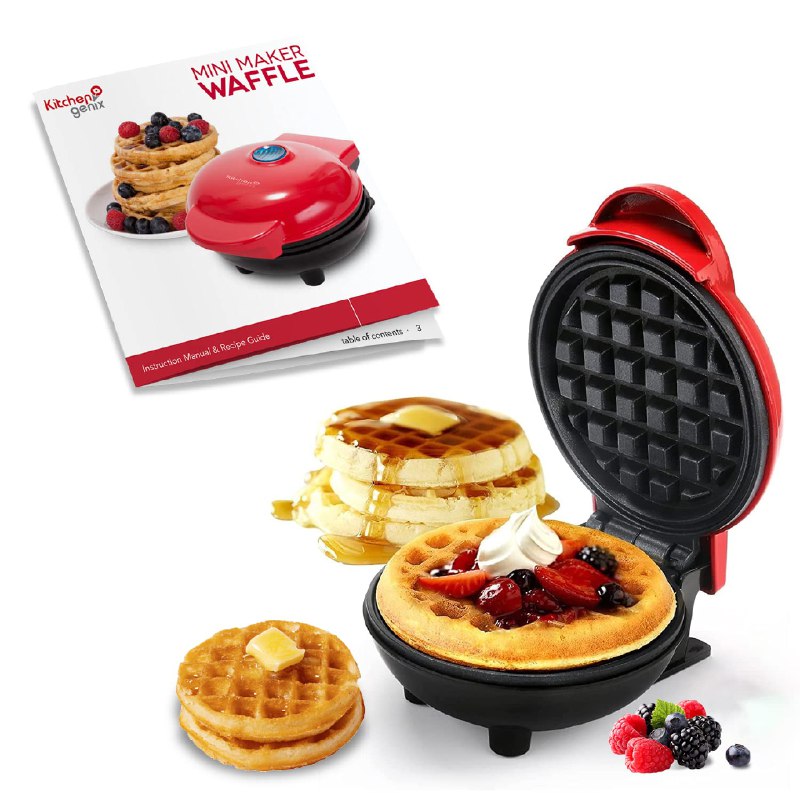 Mini Waffle Maker - Use: ]