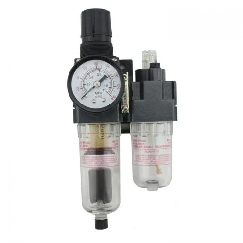 Industrial Air Filter Regulator - Color: Black