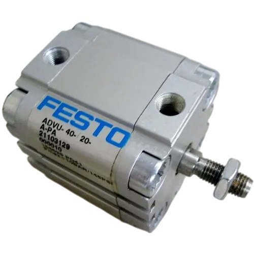 Festo Advu 40-20 Compact Cylinder - Color: Silver