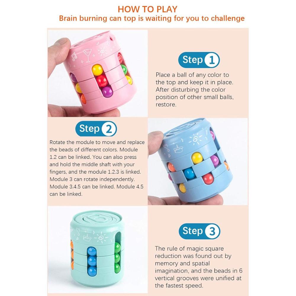 Magic Rainbow Puzzle Ball Magic Bean Toy