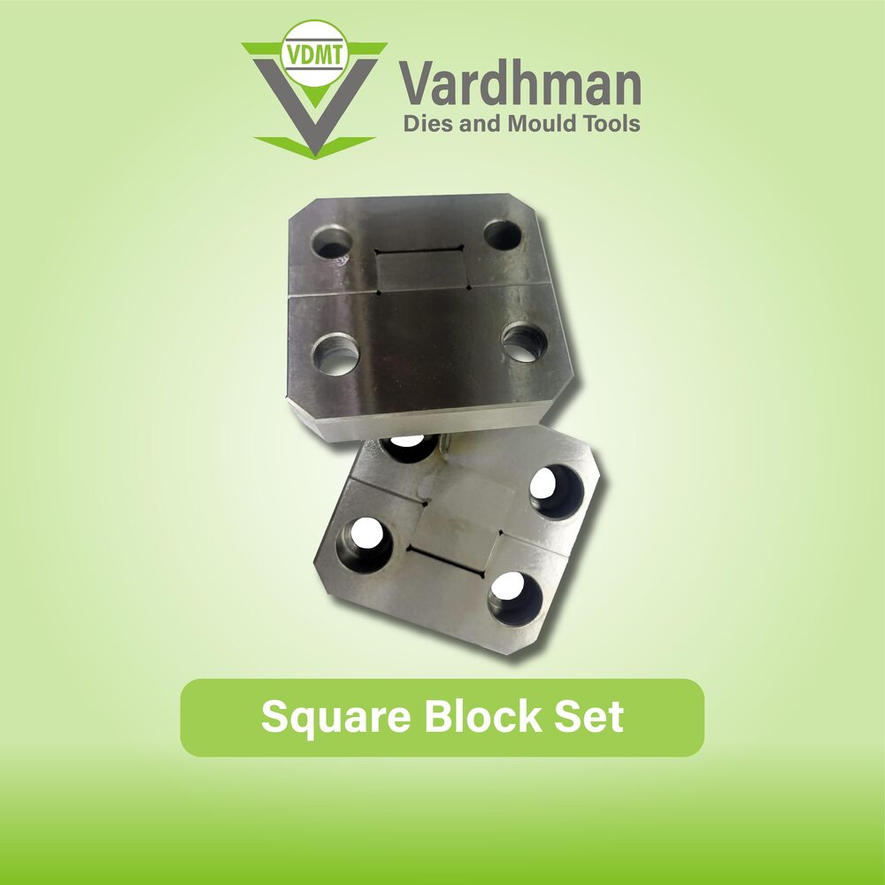 Square Block Set - Color: Silver