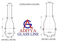 GLASS LINED EXTRATION COLUMN