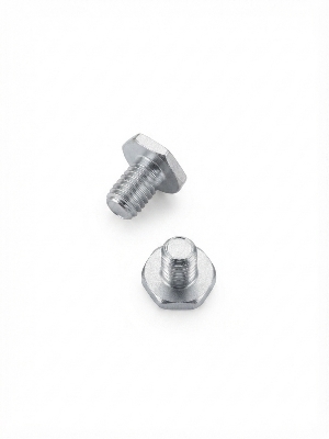Aluminum Threaded Bolt - Aluminium 12.25 mm Silver | Alloy Construction Hexagonal Shape Polished Surface for Industrial Applications