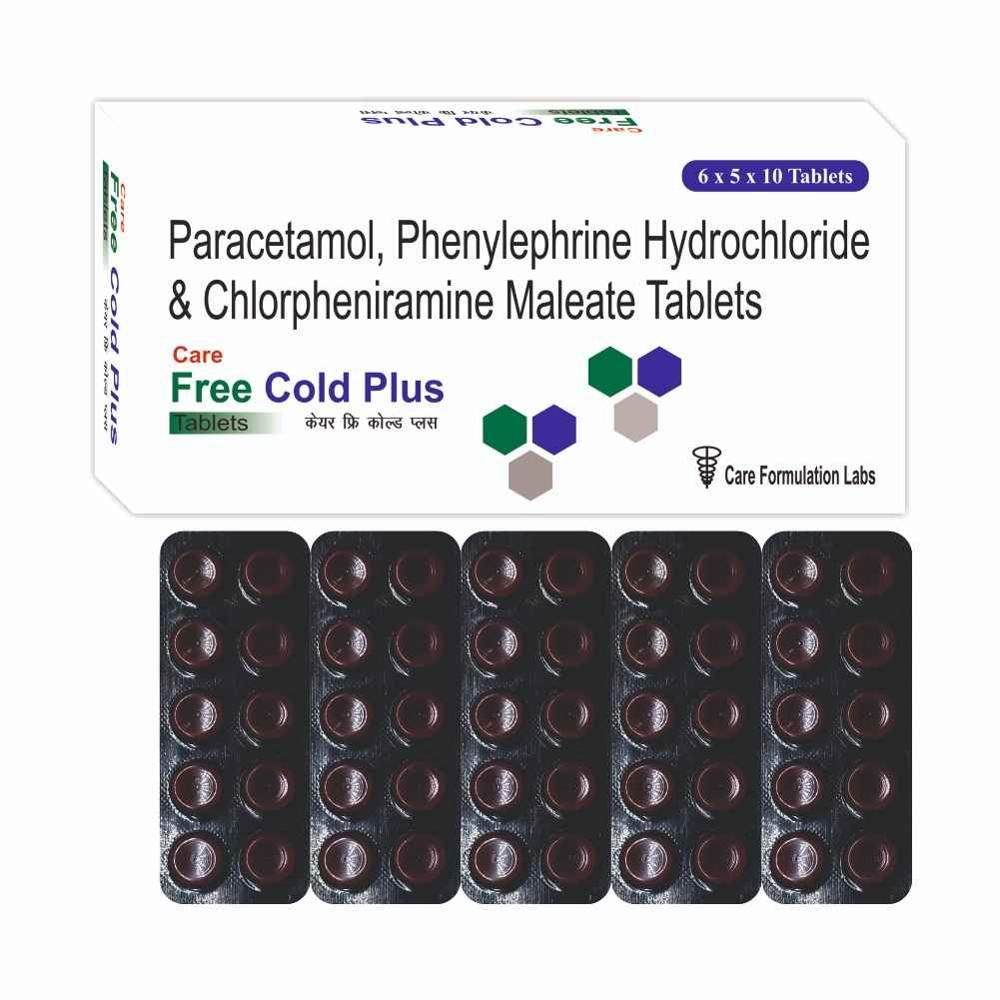 Paracetamol ,Phenylephrine Hydrochloride,Chlorpheniramine maleate