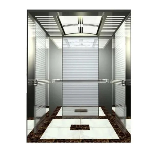 Passenger Elevator Cabin - Color: Silver