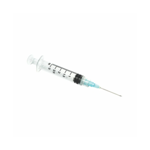 Syringe With Needle - Material: Plastic