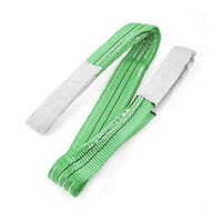 Endless Lifting Sling - High-quality Polyester, Various Sizes Available, Vibrant Green Color - Braided Design For Secure Formwork Panel Fastening