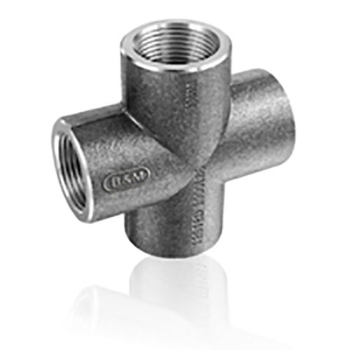 Ms Forged Cross Threaded - Socket Weld - Material: Iron