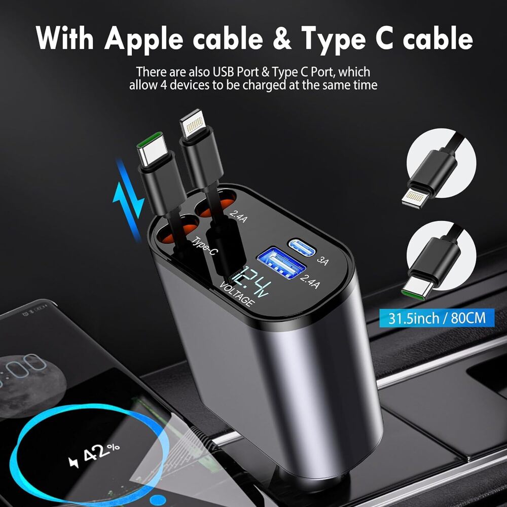 4 in 1 car charger