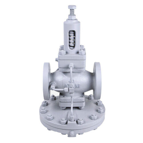 Cast Carbon Steel Pilot Operated Pressure Reducing Valve, Flanged Ends - Av287 - Color: White