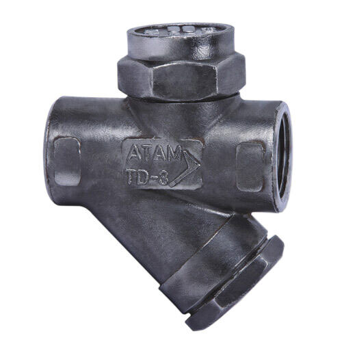 Drop Forged Stainless Steel Thermodynamic Steam Trap, Screwed Ends - Av300 - Color: Grey