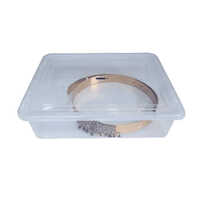 Plastic Transparent Jewelry Box - Color: Different Available