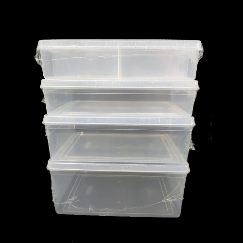 Plastic Saree Storage Boxes - Color: As Per Requirement