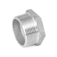 Av-543 Stainless Steel Reducing Hex Bushing, Pn-25 - Color: Silver