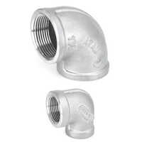 Stainless Steel 90 Elbow (av-537a Reducing Elbow), Pn-25 - Color: Silver