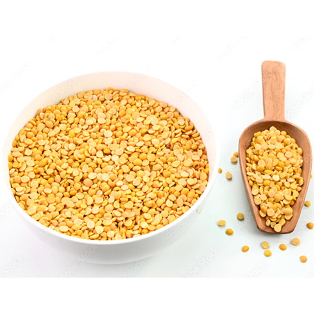 Toor Dal - Yellow Split Lentils, 100% Pure, Dried Round Pulses with 12 Months Shelf Life and Common Cultivation Type