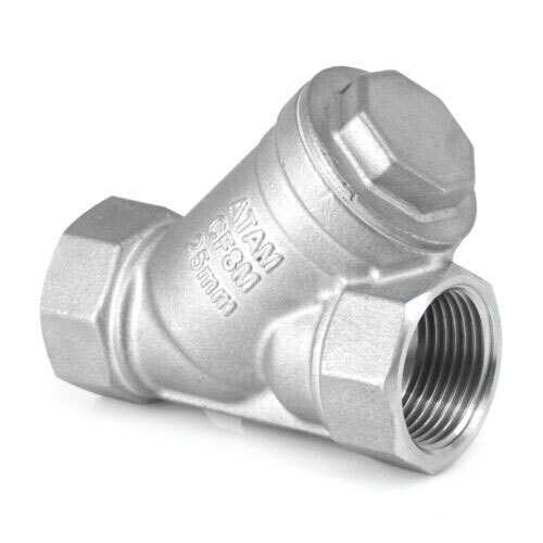 Investment Casting Stainless Steel (Cf8) Y-Type Strainer, Screwed Ends, Pn-20 - Ic-14 - Color: Silver