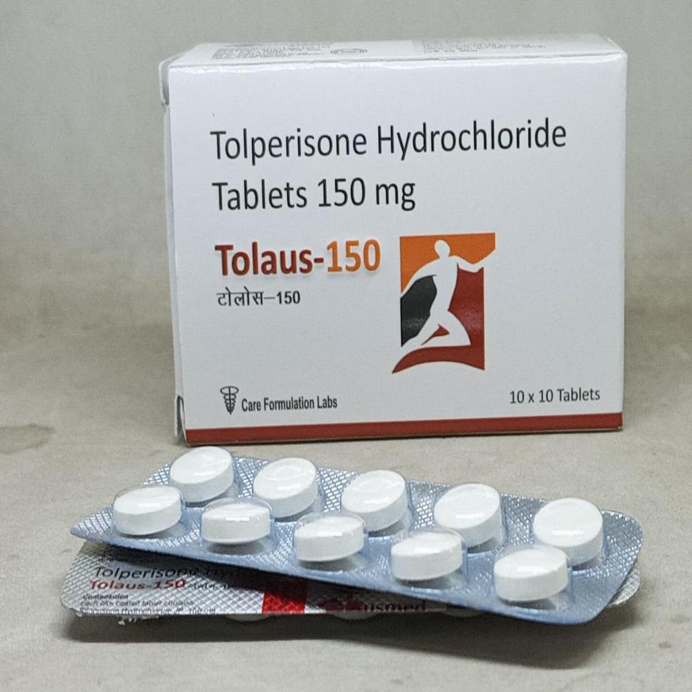 Tolperisone hydrochloride  150mg.