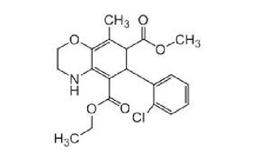 5-ethyl 7-methyl 6-(2-chlorophenyl)-8-methyl-3,4,6,7-tetrahydro-2H-benzo[b][1,4]oxazine-5,7-dicarboxylate