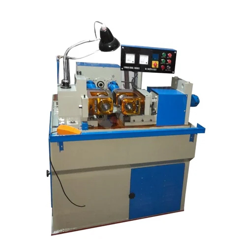 Ms Semi Automatic Slow Speed Thread Rolling Machine - Color: Blue Paint Coated