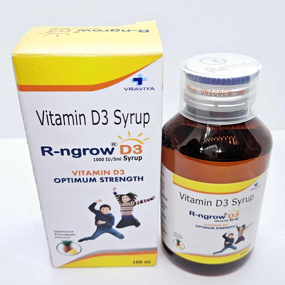विटामिन डी3 सिरप 1000 IU/5ml