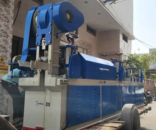 Model 25 Wire Straightening Cutting Machine - Color: Blue