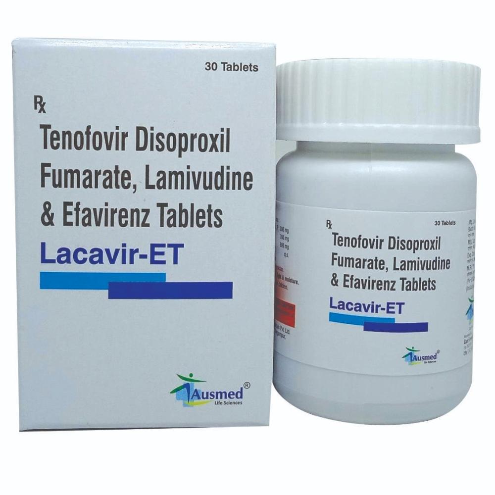 Tenofovir Disoproxil Fumarate,Lamivudine , Efavirenz