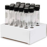Flat Bottom Culture Tube With Screw Cap And Rubber Liner - Application: Laboratory