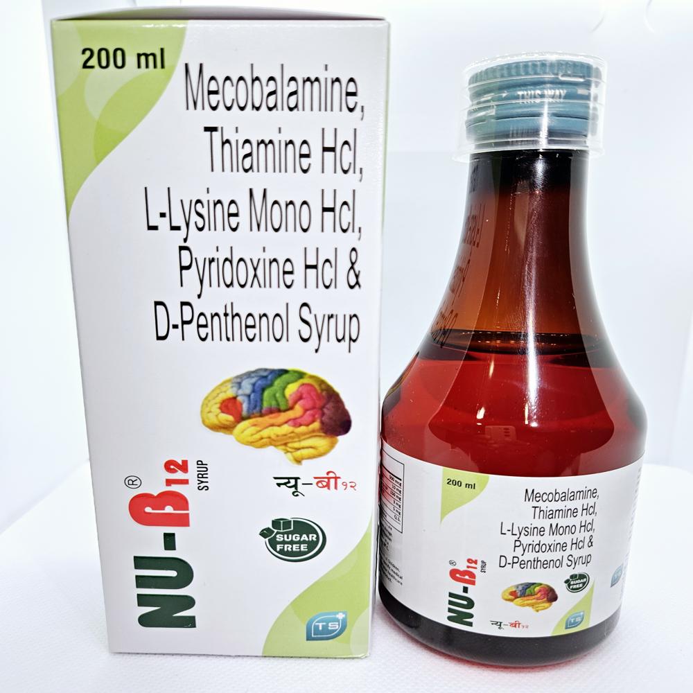 Mecobalamine , Thiamine Hcl , L-Lysine Mono Hcl , Pyridoxine Hcl & D-Penthenol Syrup - Suitable For: ]