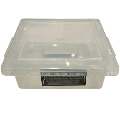 Staining Plastic Box - Color: White