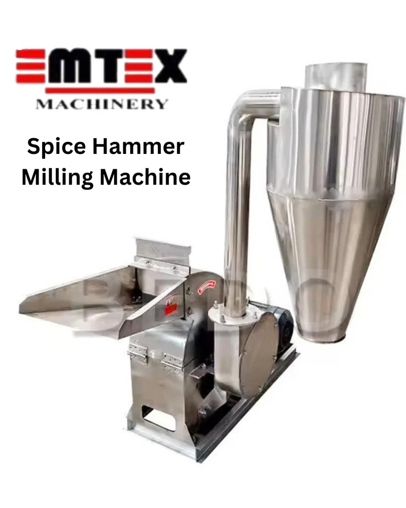 Spice Hammer Milling Machine - Capacity: 200-300 Kg/Hr