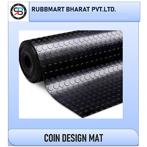 Coin Design Mat - Color: Black