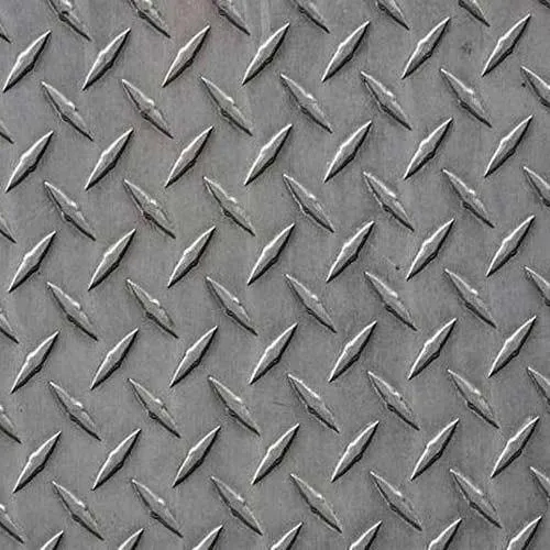 Stainless Steel Chequered Plate - Color: Silver