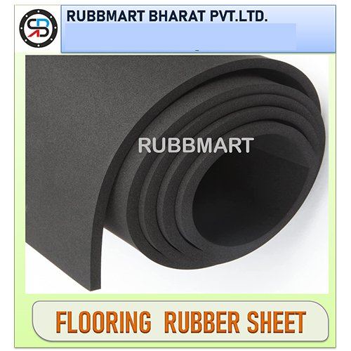 Flooring Rubber Sheet - High-quality Rubber Material Various Sizes & Thicknesses Sleek Black Color Modern Design Ideal For Home And Business Use