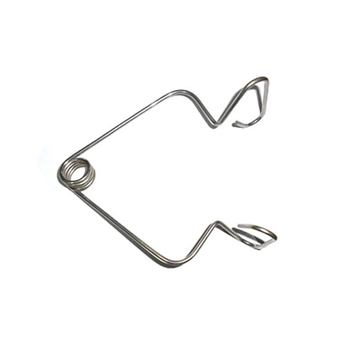 Steel Spring Wire Clamp - Color: Silver