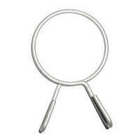 Custom Spring Wire Clamp - Color: Silver