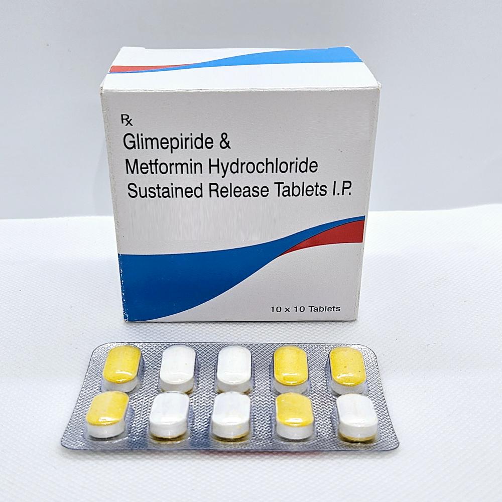 Glimepiride & Metformin Hydrochloride Sustained Release Tablets I.P.