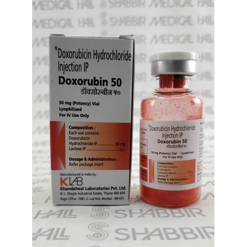 50Mg Doxorubicin Hydrochloride Injection - Dosage Form: Liquid