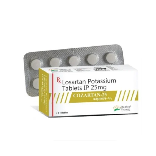 25Mg Losartan Potassium Tablet - Dosage Form: Solid