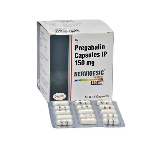 150Mg Nervigesic Pregabalin Capsules - Dosage Form: Solid