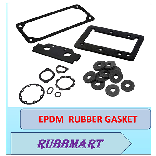 EPDM Rubber Gasket - Rigid, Different Thicknesses Available | Black Color, High-Temperature Resistance, Suitable for Industrial Applications