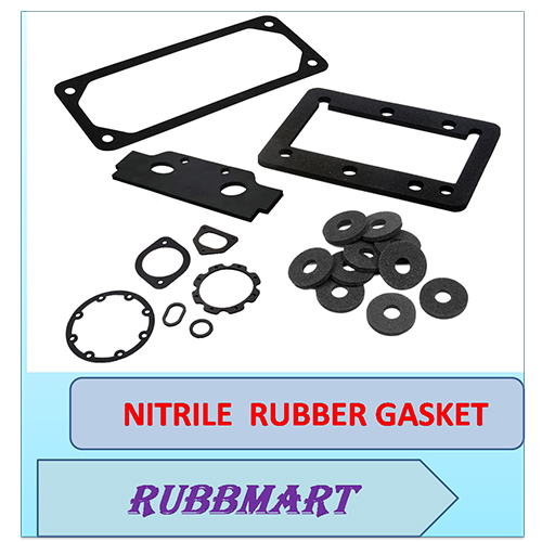 Nitrile Rubber Gasket - Versatile Sizes & Thicknesses Available | Rigid Black Seal for Industrial Machinery & Heavy-Duty Engines