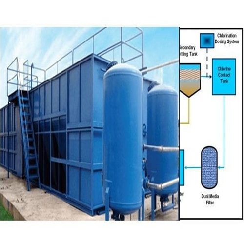 Effluent Treatment Plant - Automatic Operation, Electric Power Source, Blue Color Paint Coated | Industrial Application, Warranty Included