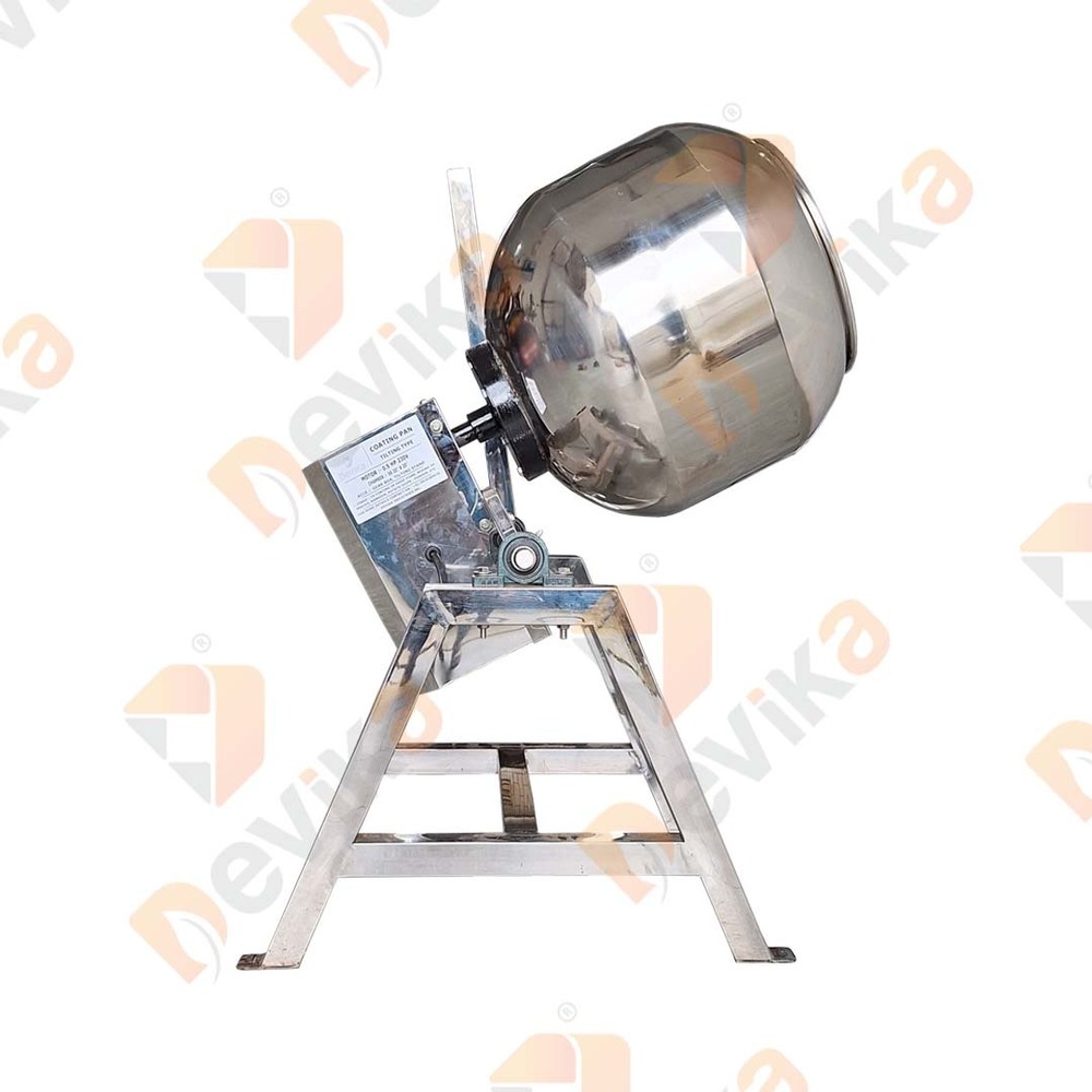 Coating Pan Tilting Type - Capacity: 10 Kg - 40 Kg Kg/hr