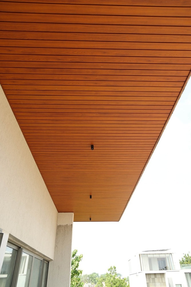 84c Linear Ceiling - Aluminum Panel 84mm Wide, Waterproof Brown Finish | Polished, Easy Installation, Modern Design