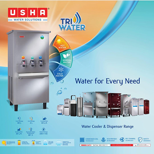 Usha Water Cooler - Color: Silver